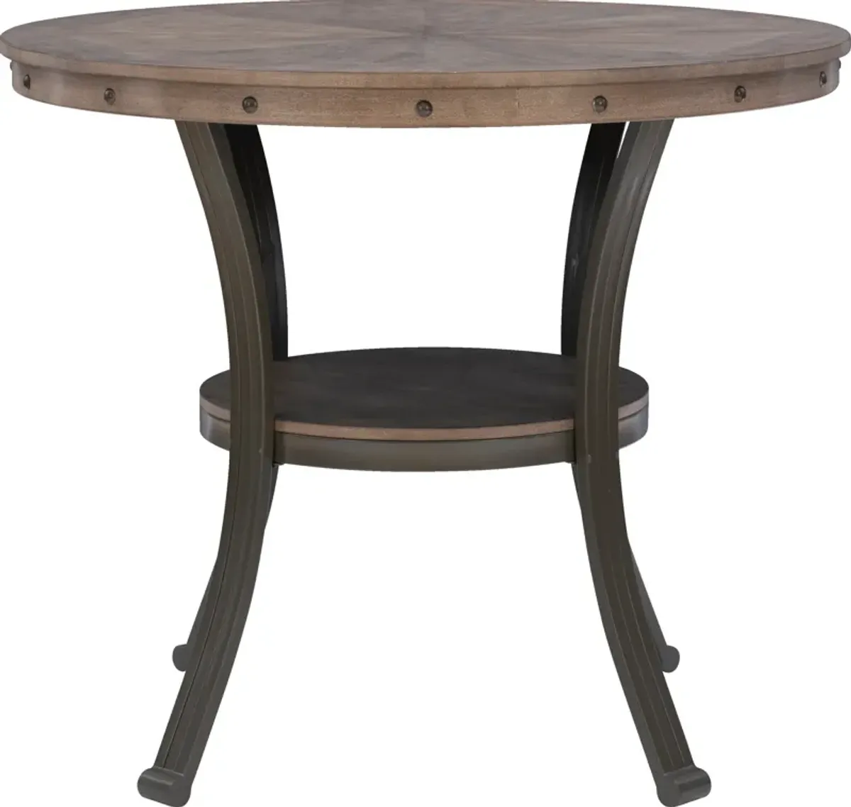 Cyril Counter-Height Dining Table - Pewter