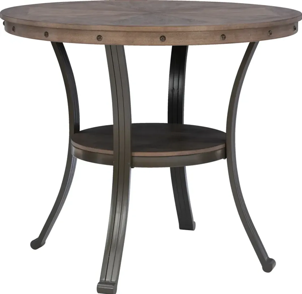 Cyril Counter-Height Dining Table - Pewter