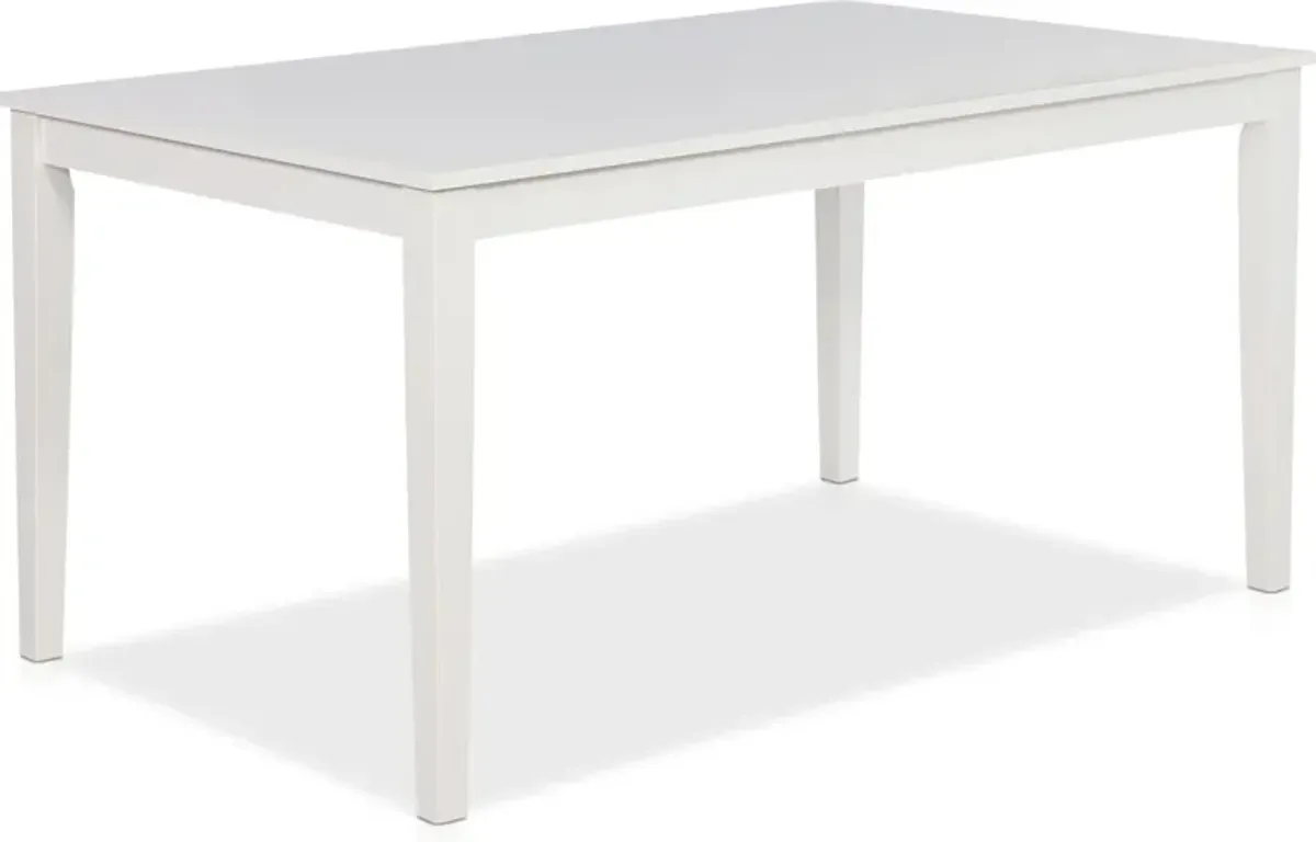 Boyd Dining Table and 6 Chairs - White