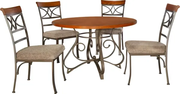 Rosedale Dining Table and 4 Side Chairs