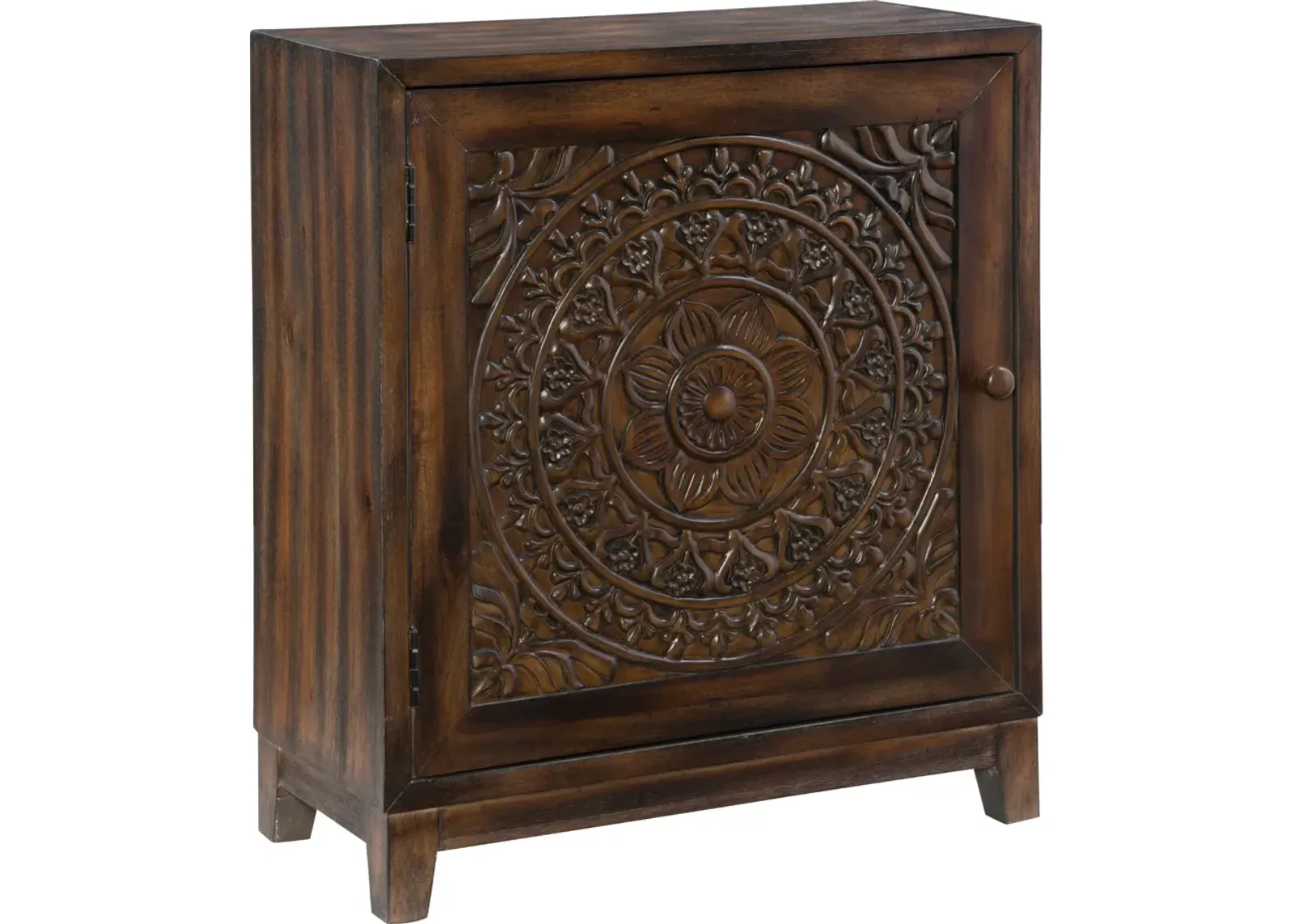 Barnett Accent Cabinet - Dark Brown