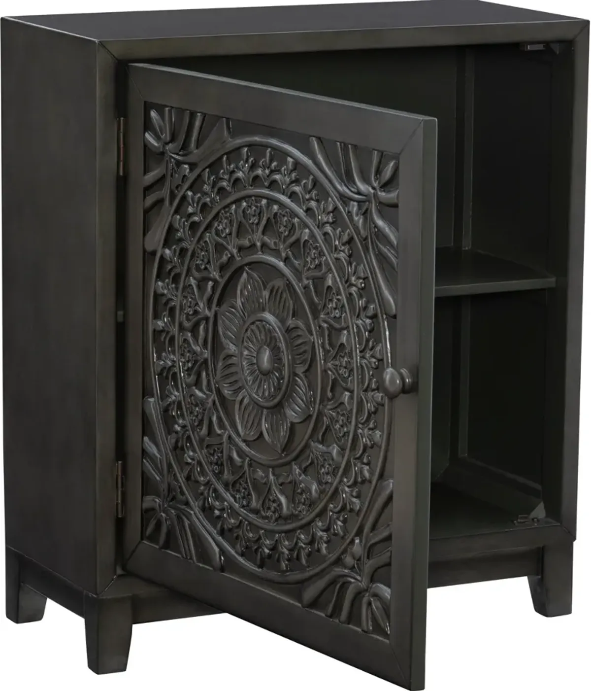 Barnett Accent Cabinet - Dark Gray