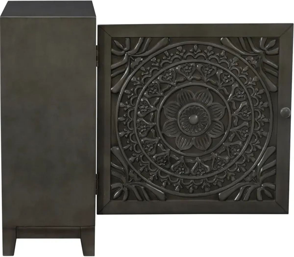 Barnett Accent Cabinet - Dark Gray