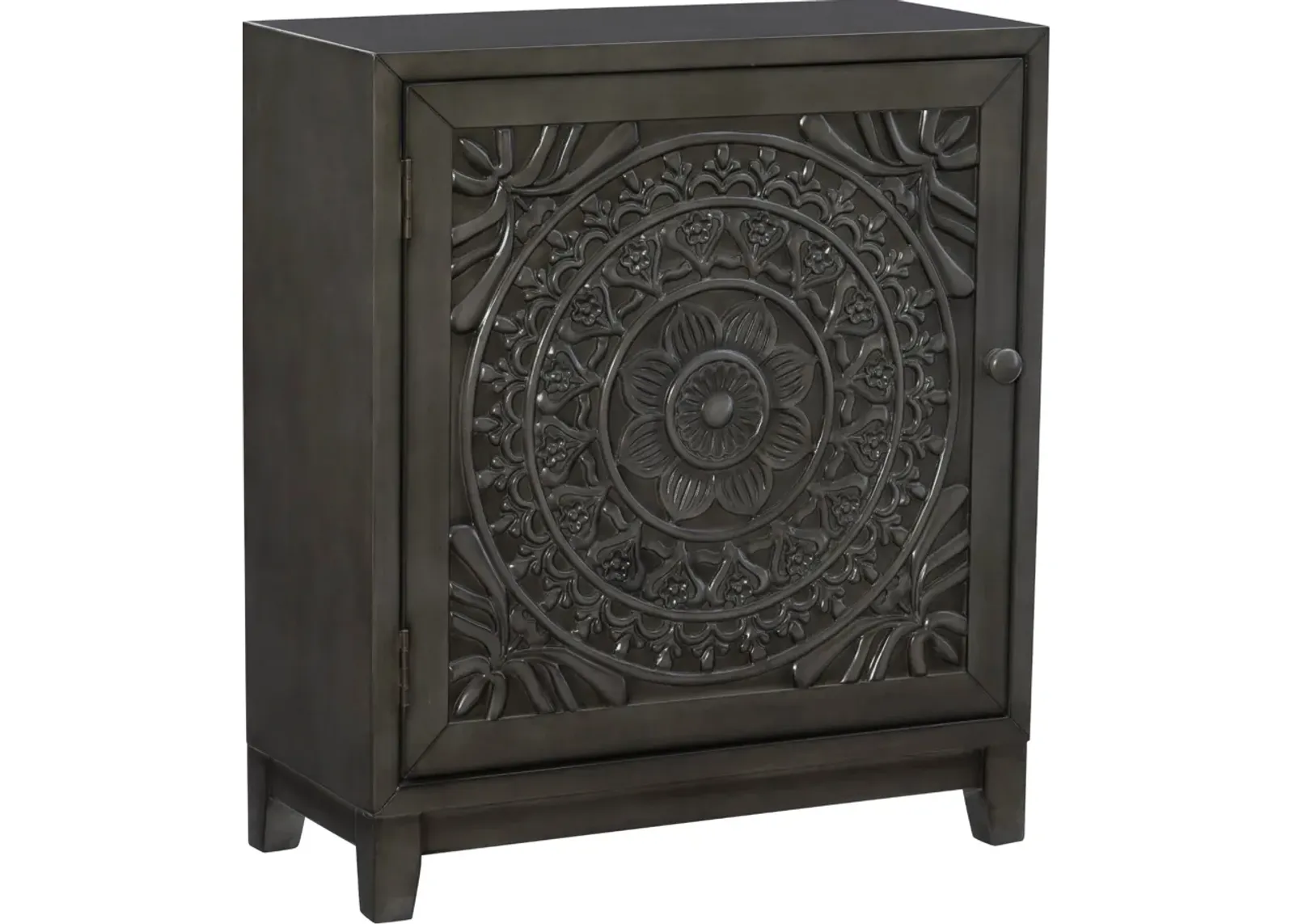 Barnett Accent Cabinet - Dark Gray