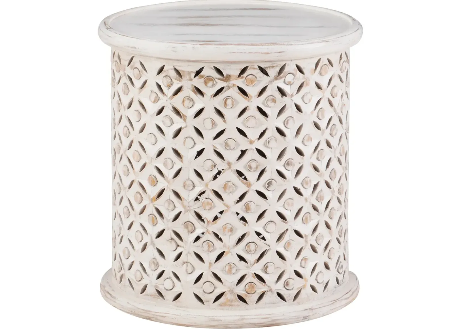 Nikita End Table - White