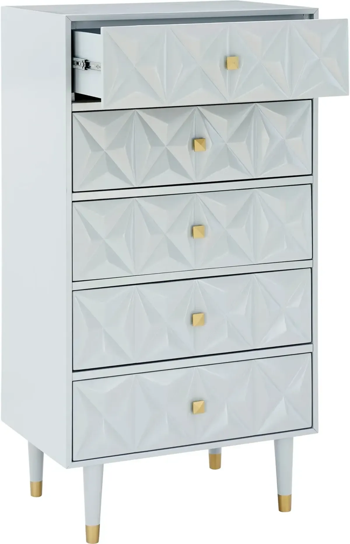 Brynlynn Chest - White