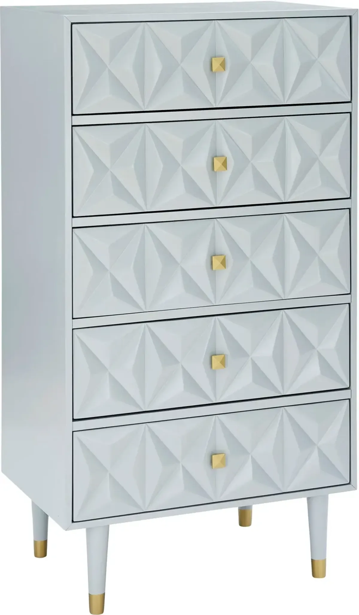 Brynlynn Chest - White