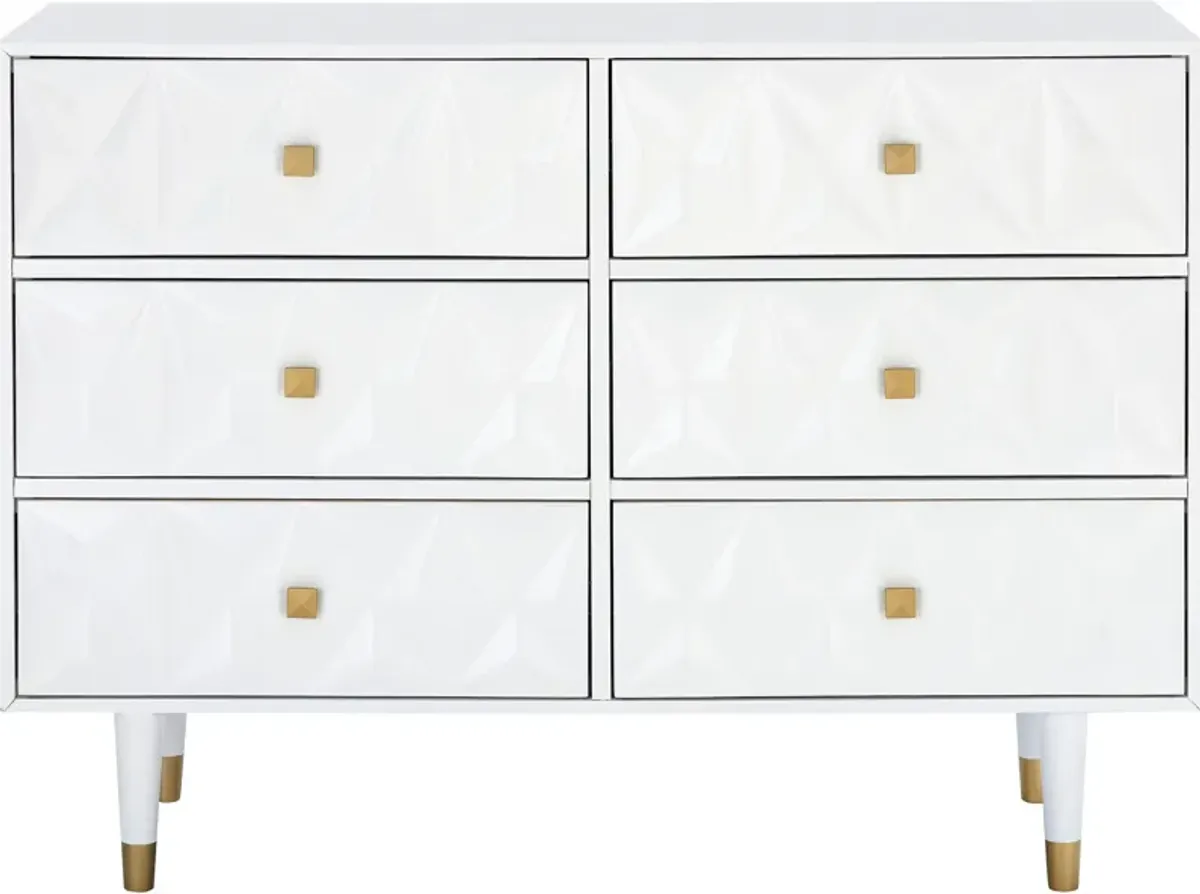 Brynlynn Dresser - White