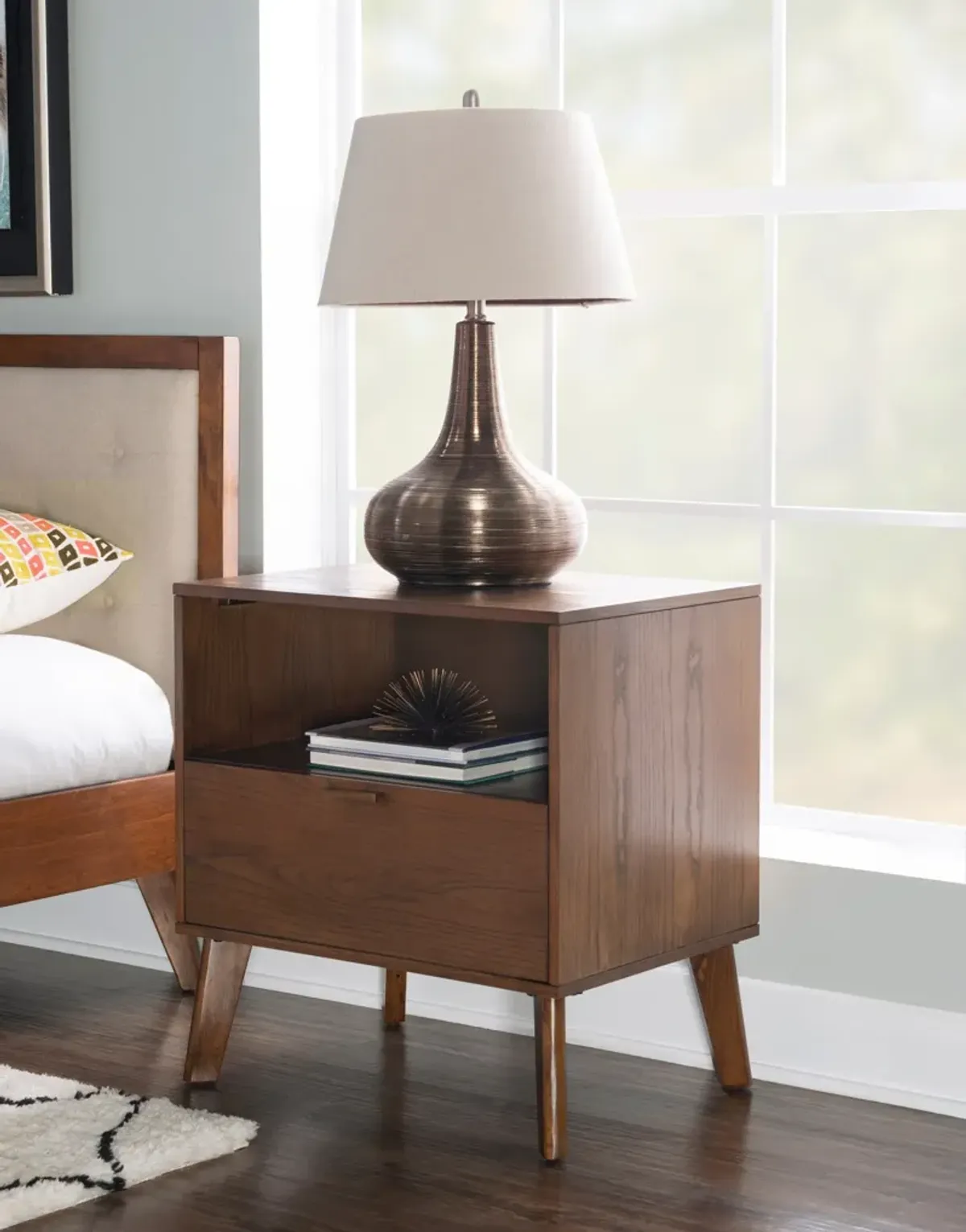 Courtney 1-Drawer Nightstand