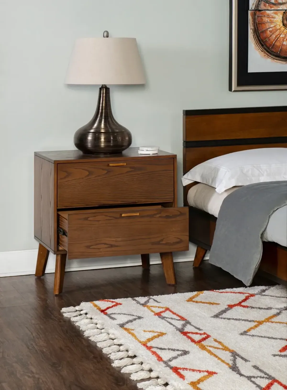 Courtney 2-Drawer Nightstand