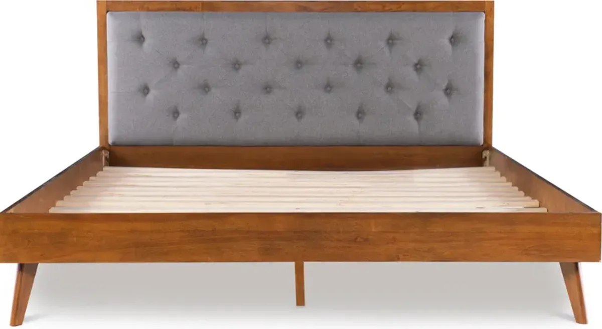 Courtney Upholstered Platform King Bed