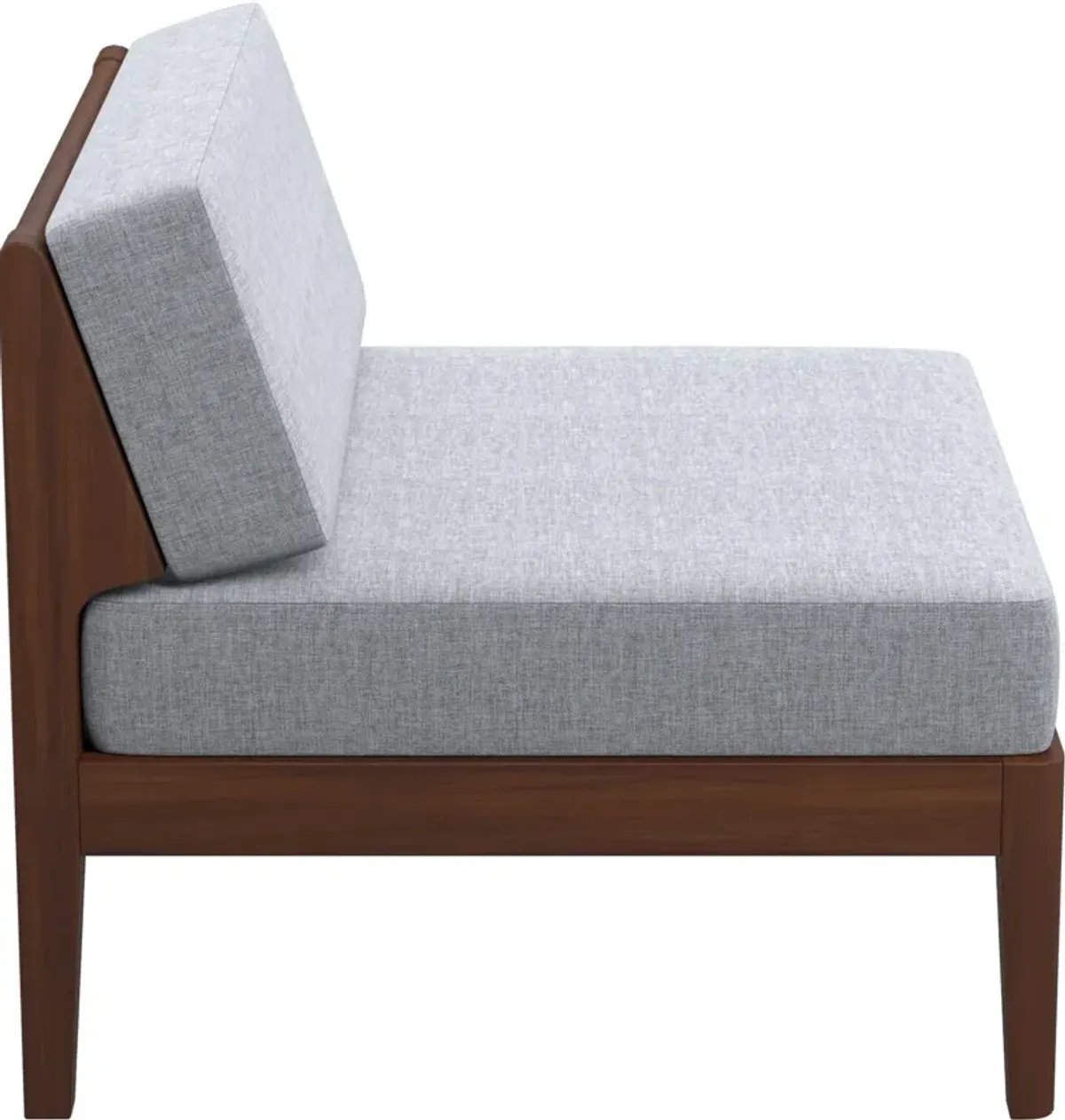 Topsail Outdoor Middle Chair - Walnut