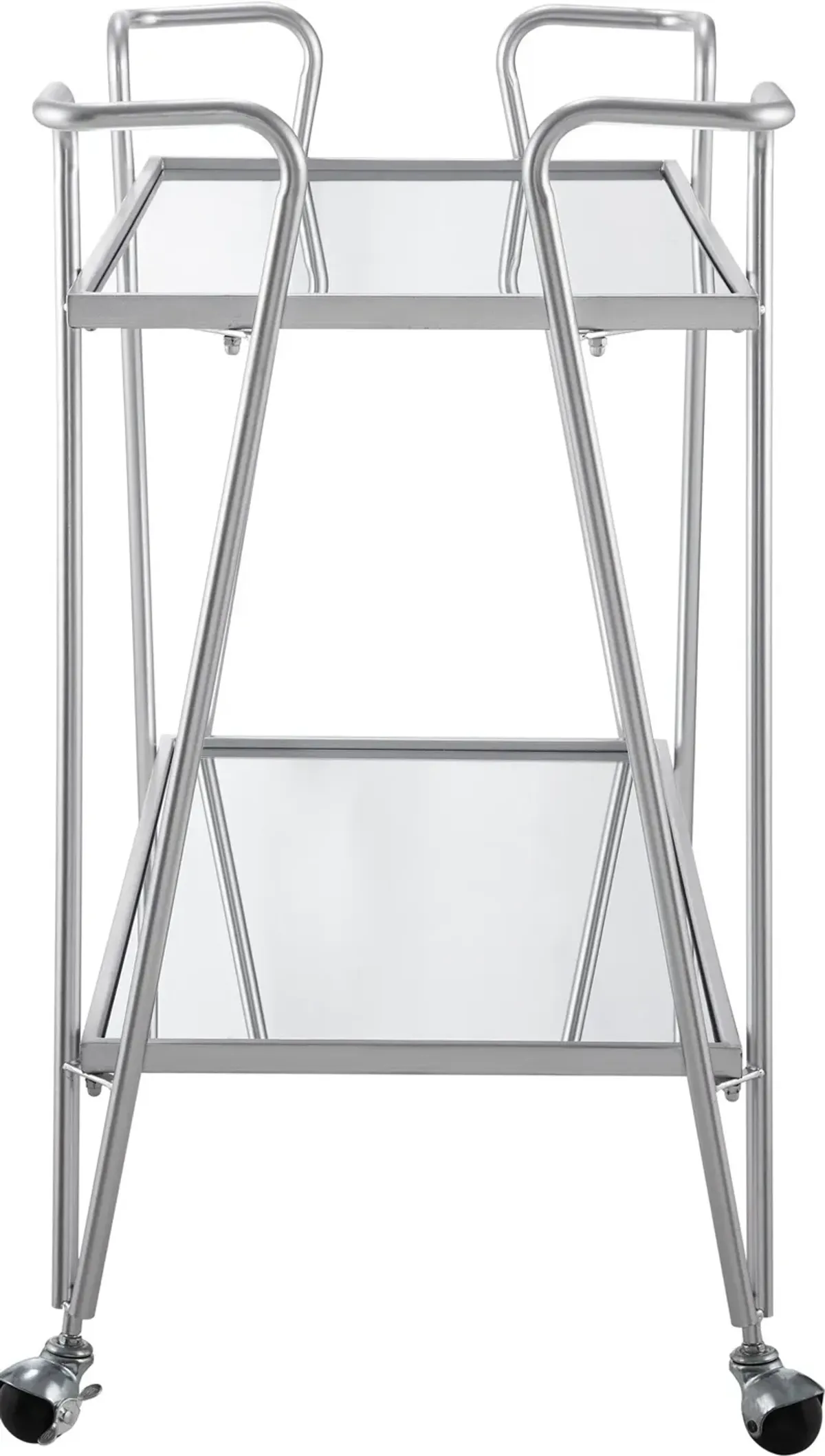 Naomi Bar Cart - Silver