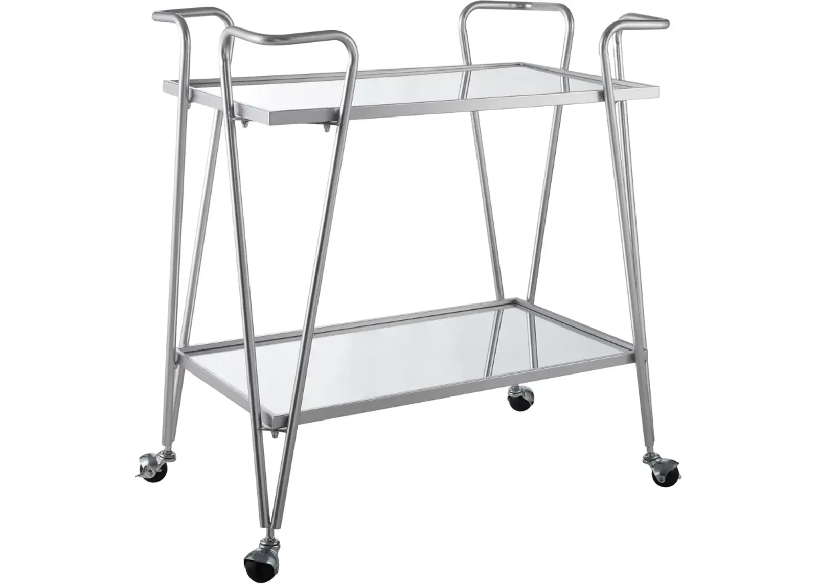 Naomi Bar Cart - Silver