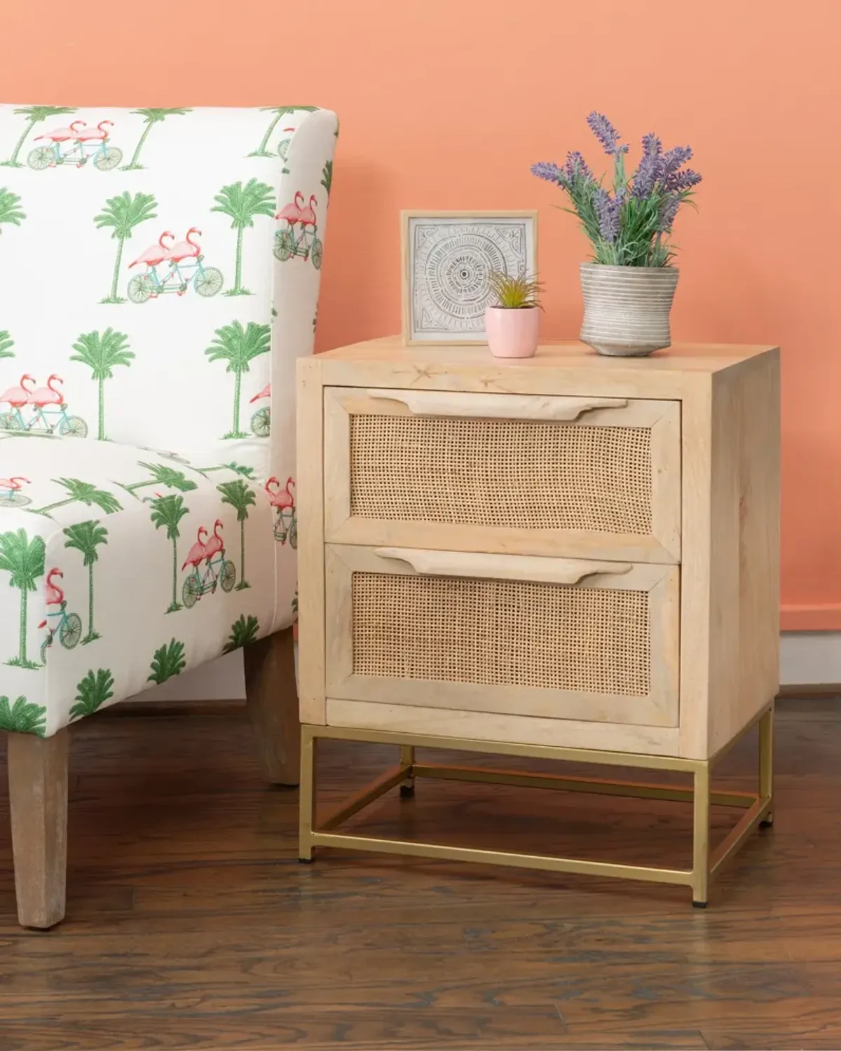 Gelda Rattan Cabinet