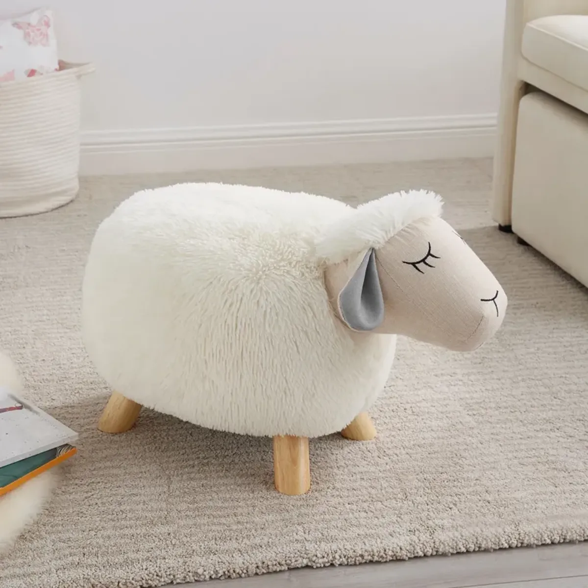 Stuffed Sheep Stool