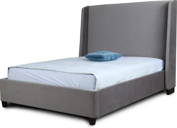 Theron Queen Upholstered Platform Bed - Portobello