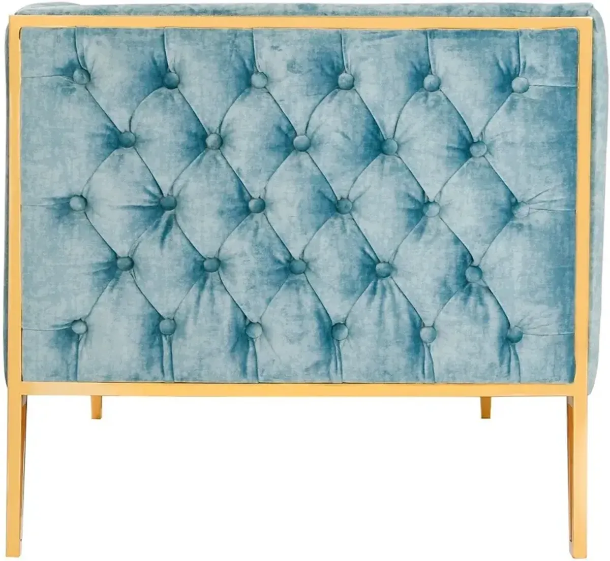 Knightley Sofa - Blue/Gold