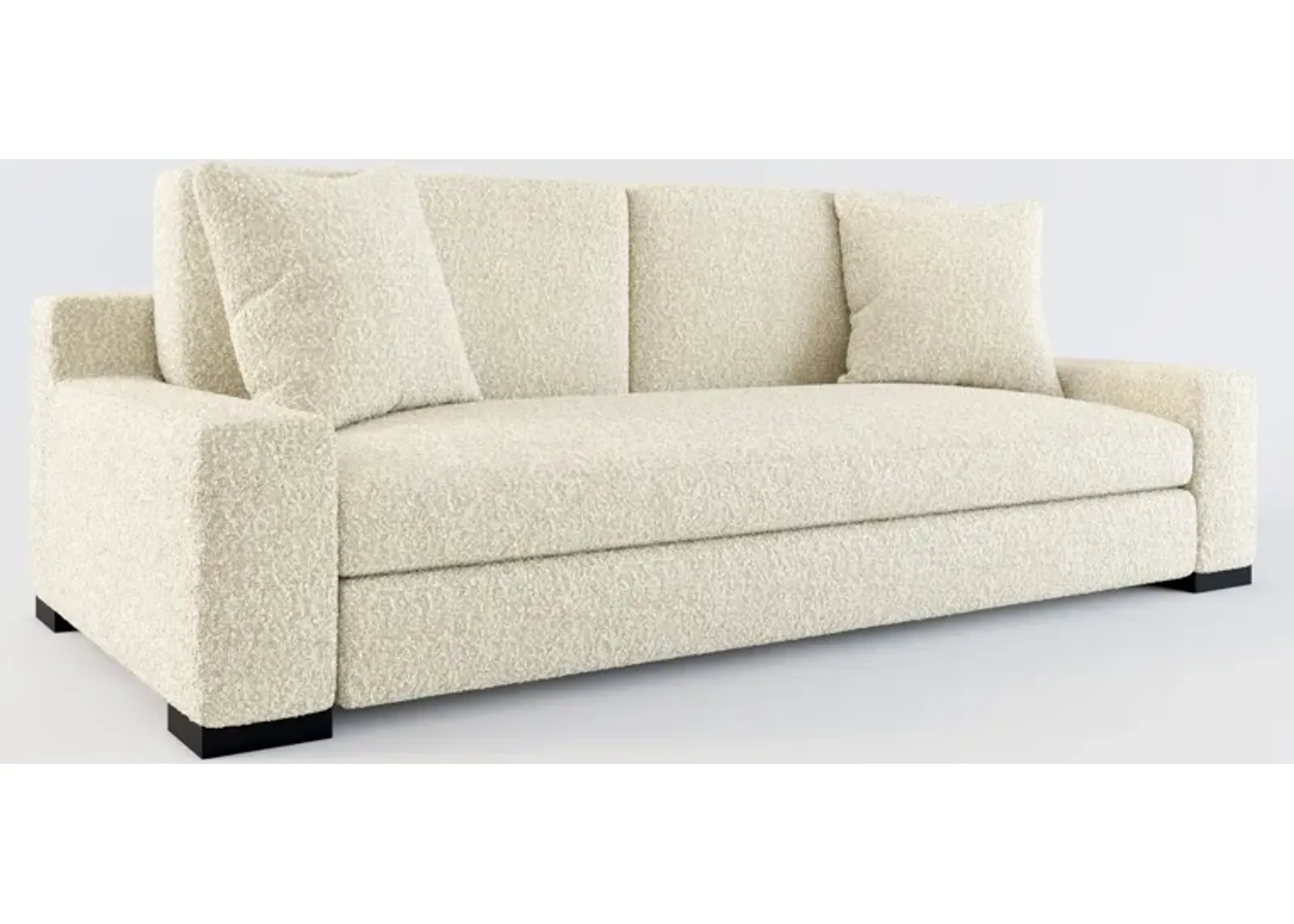 Ethan Foam Comfort Sofa - Bloke Cotton