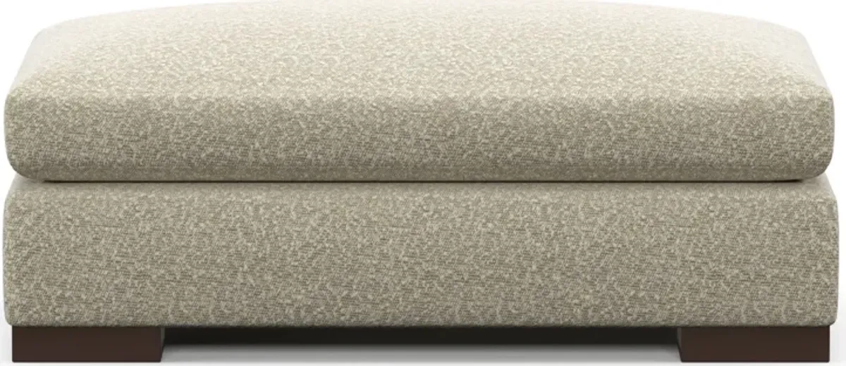 Ethan Foam Comfort Ottoman - Bloke Cotton