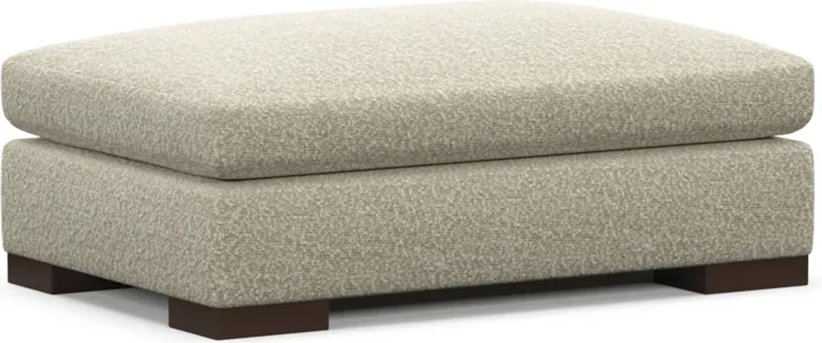 Ethan Foam Comfort Ottoman - Bloke Cotton