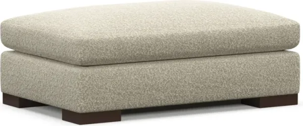 Ethan Foam Comfort Ottoman - Bloke Cotton