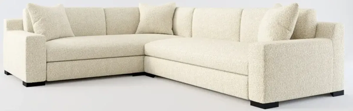 Ethan 2-Piece Foam Comfort Sectional with Right-Facing Sofa - Bloke Cotton