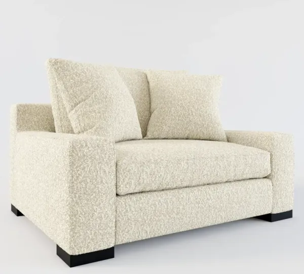 Ethan Hybrid Comfort Chair and a Half - Bloke Cotton