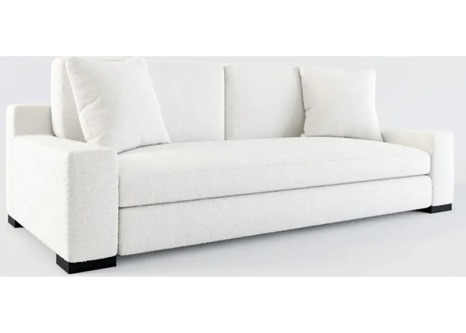 Ethan Foam Comfort Sofa - Bloke Snow