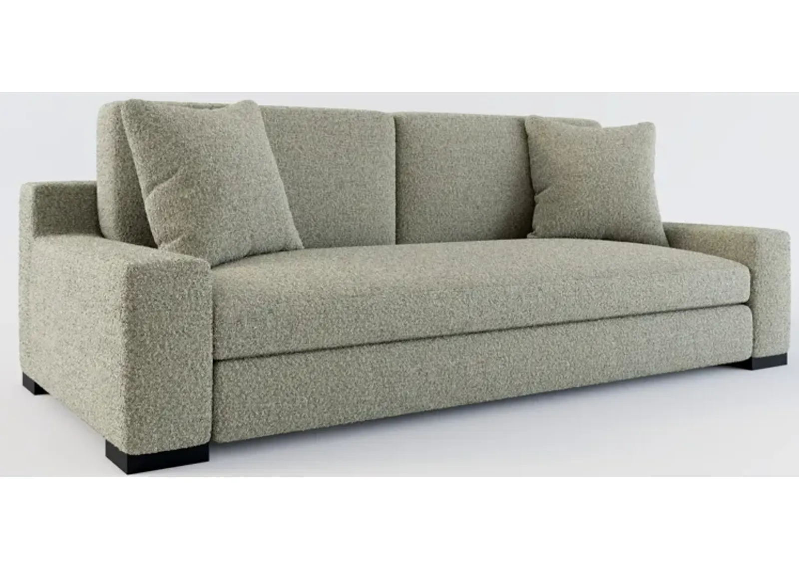 Ethan Foam Comfort Sofa - Bloke Smoke