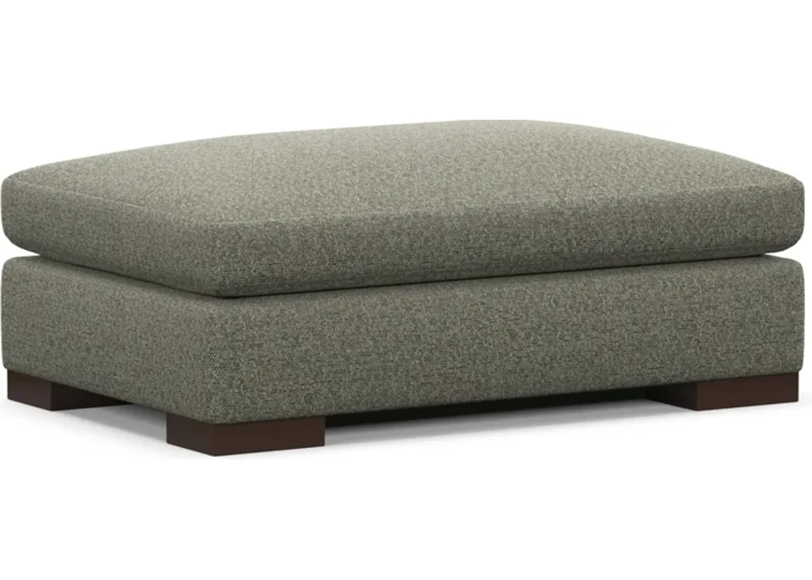 Ethan Hybrid Comfort Ottoman - Bloke Smoke