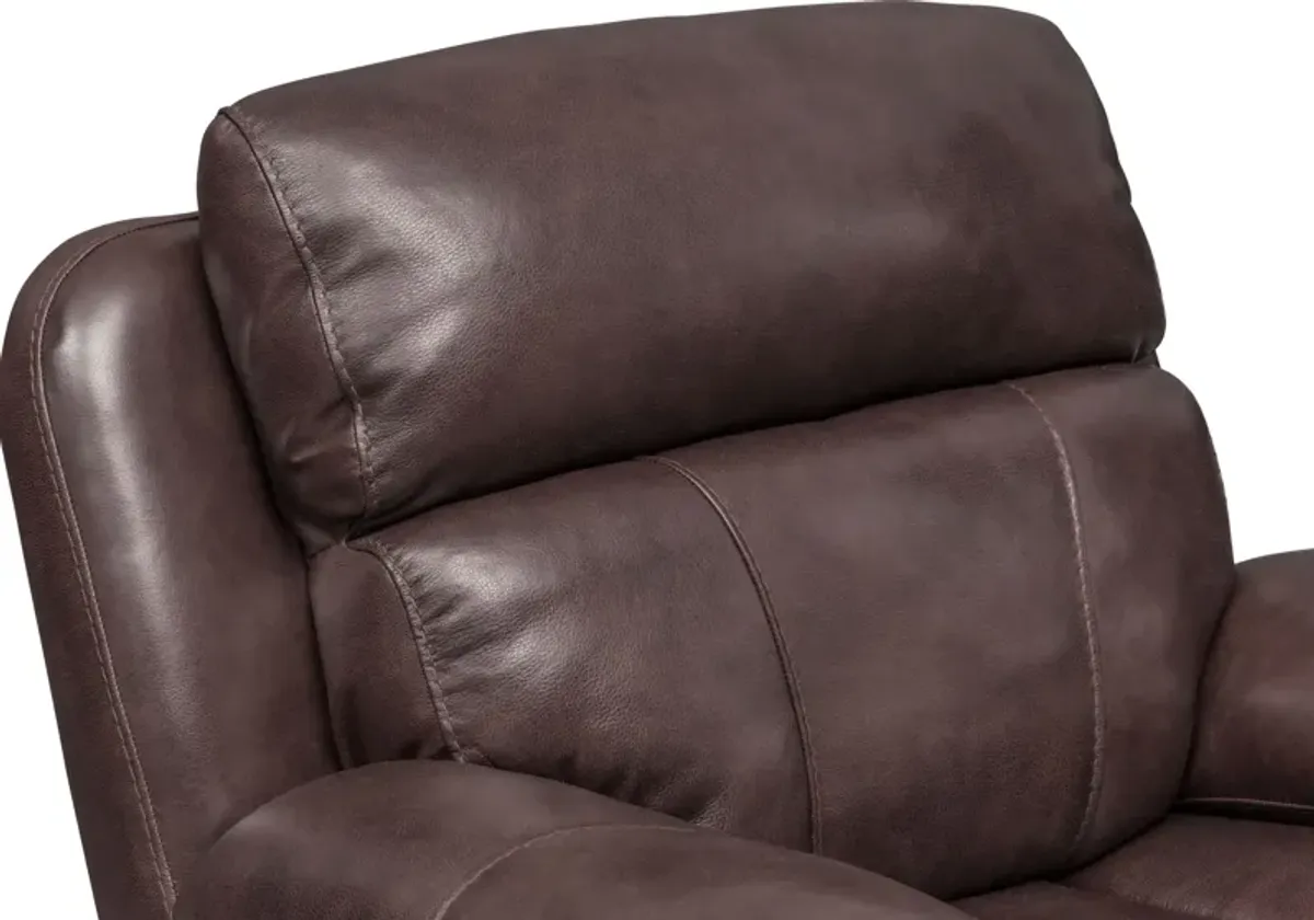 Monte Carlo Dual-Power Recliner - Chocolate