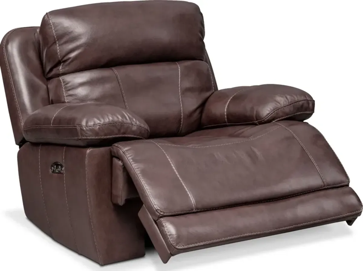 Monte Carlo Dual-Power Recliner - Chocolate