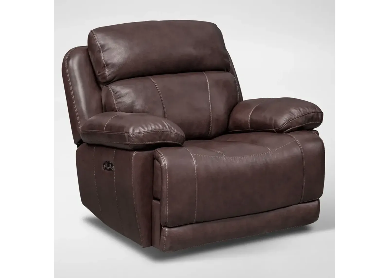 Monte Carlo Dual-Power Recliner - Chocolate