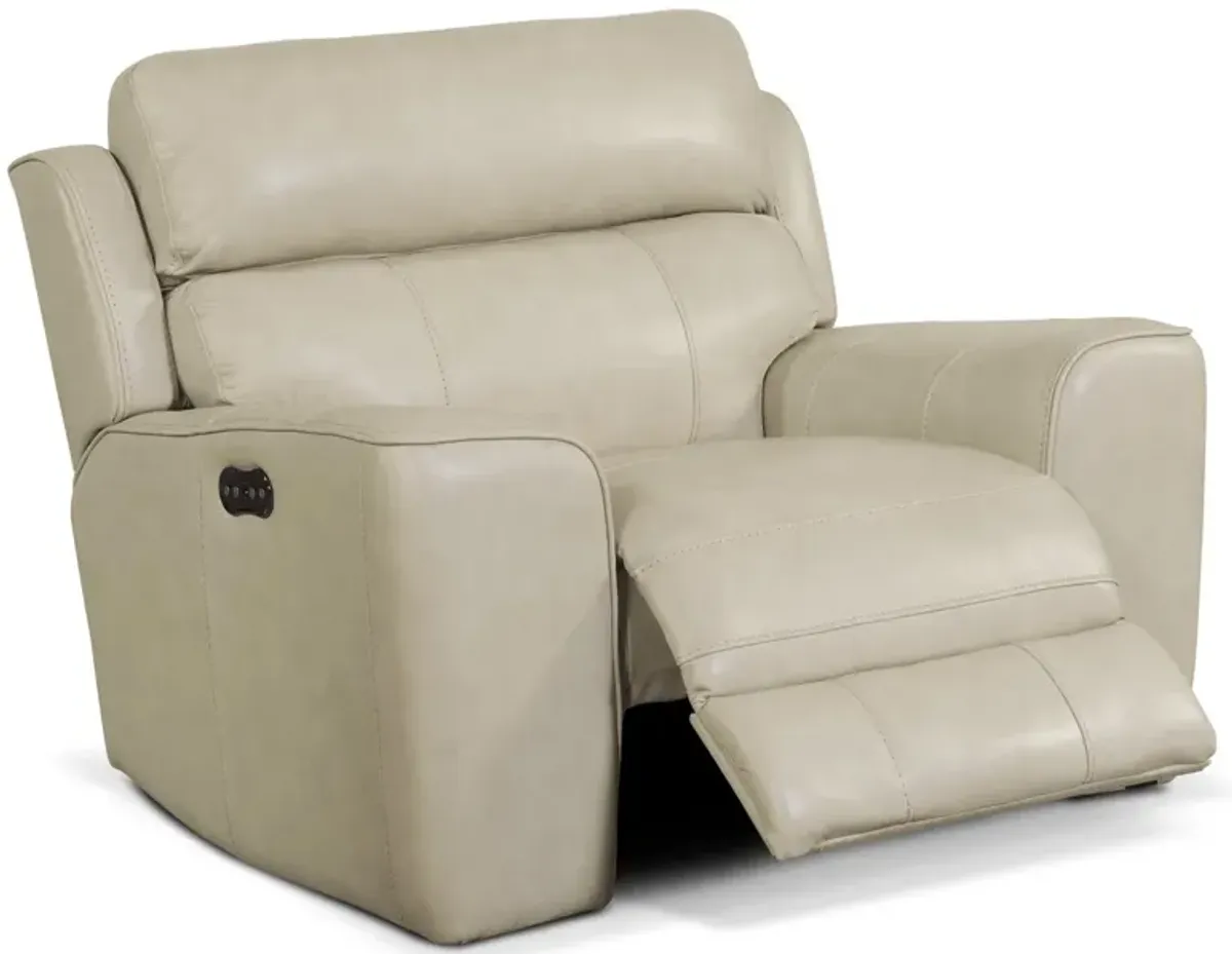 Newport Dual-Power Recliner - Cream