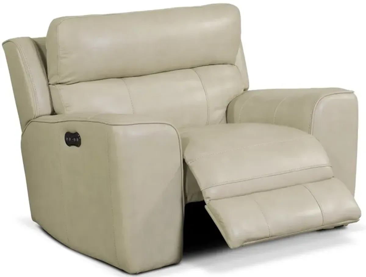 Newport Dual-Power Recliner - Cream