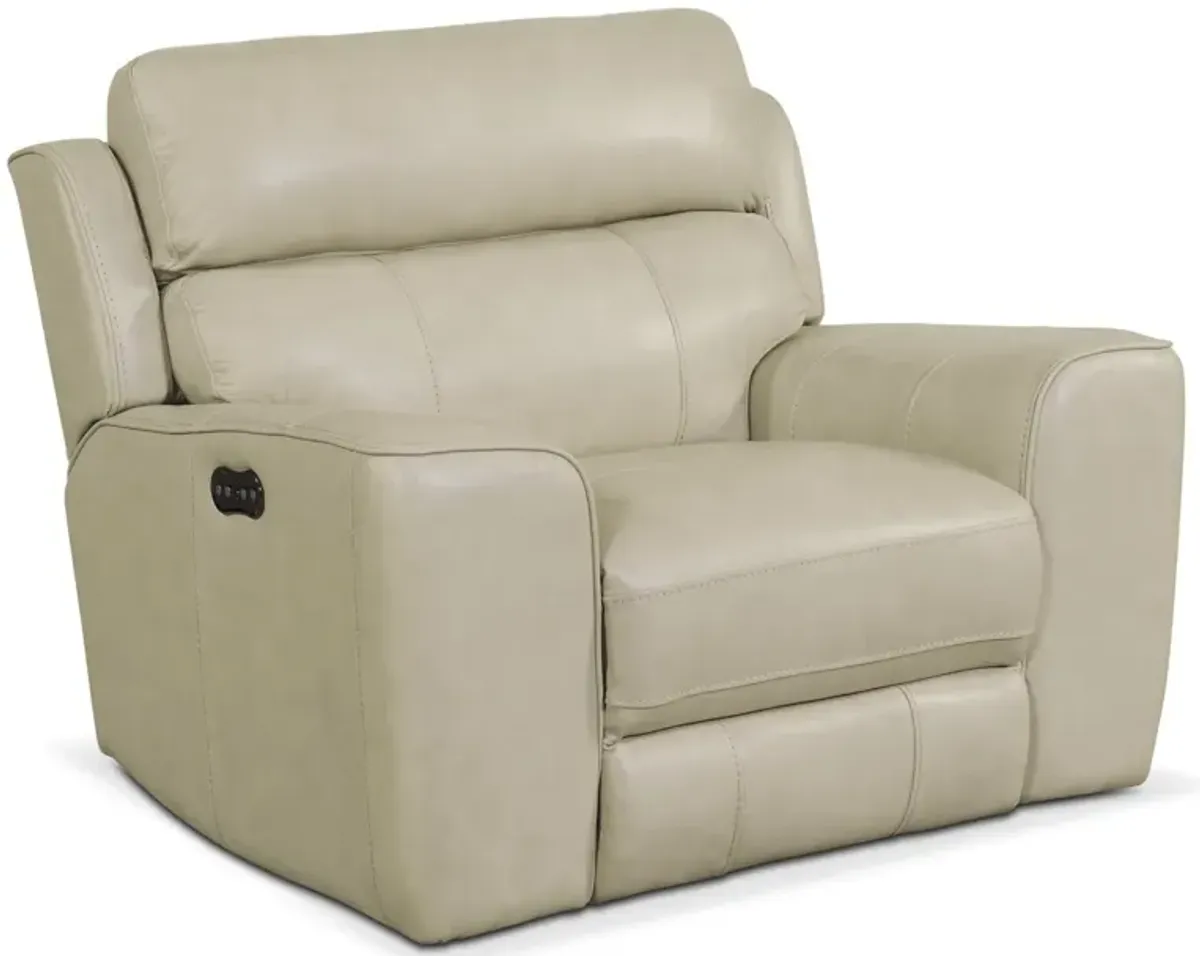 Newport Dual-Power Recliner - Cream