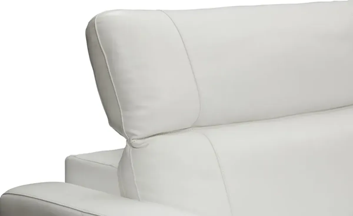 Happy 3-Piece Dual-Power Reclining Sofa - White