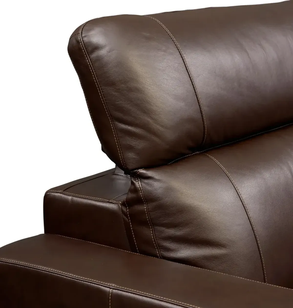 Happy 4-Piece Dual-Power Reclining Sofa - Brown