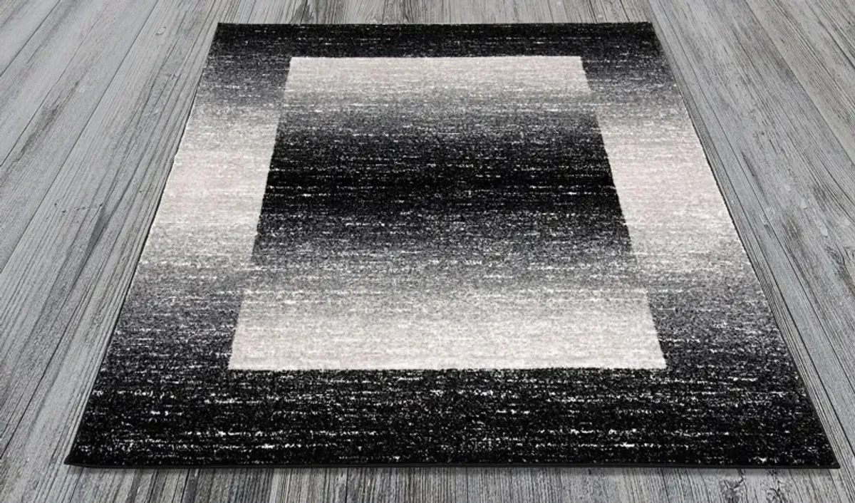 Allium 7X10 Rug - Black/Gray