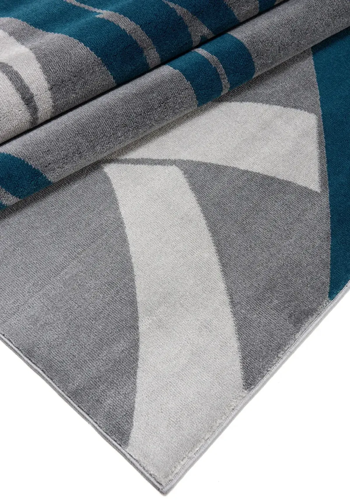 Diascia 7X10 Rug - Blue/Gray