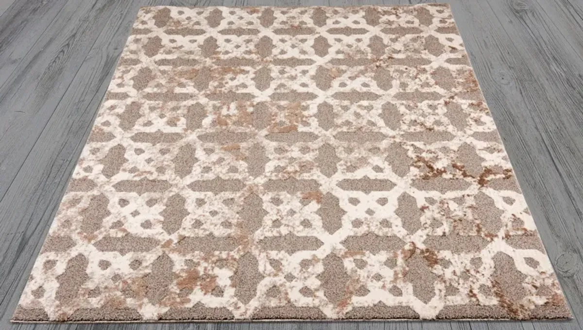 Euphorbia 5X7 Rug - Beige