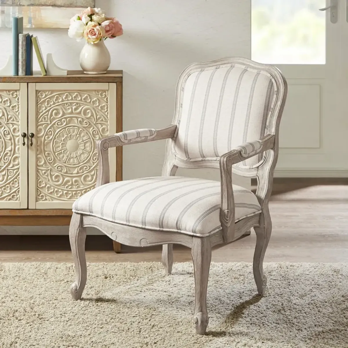 Daur Accent Chair - Cream