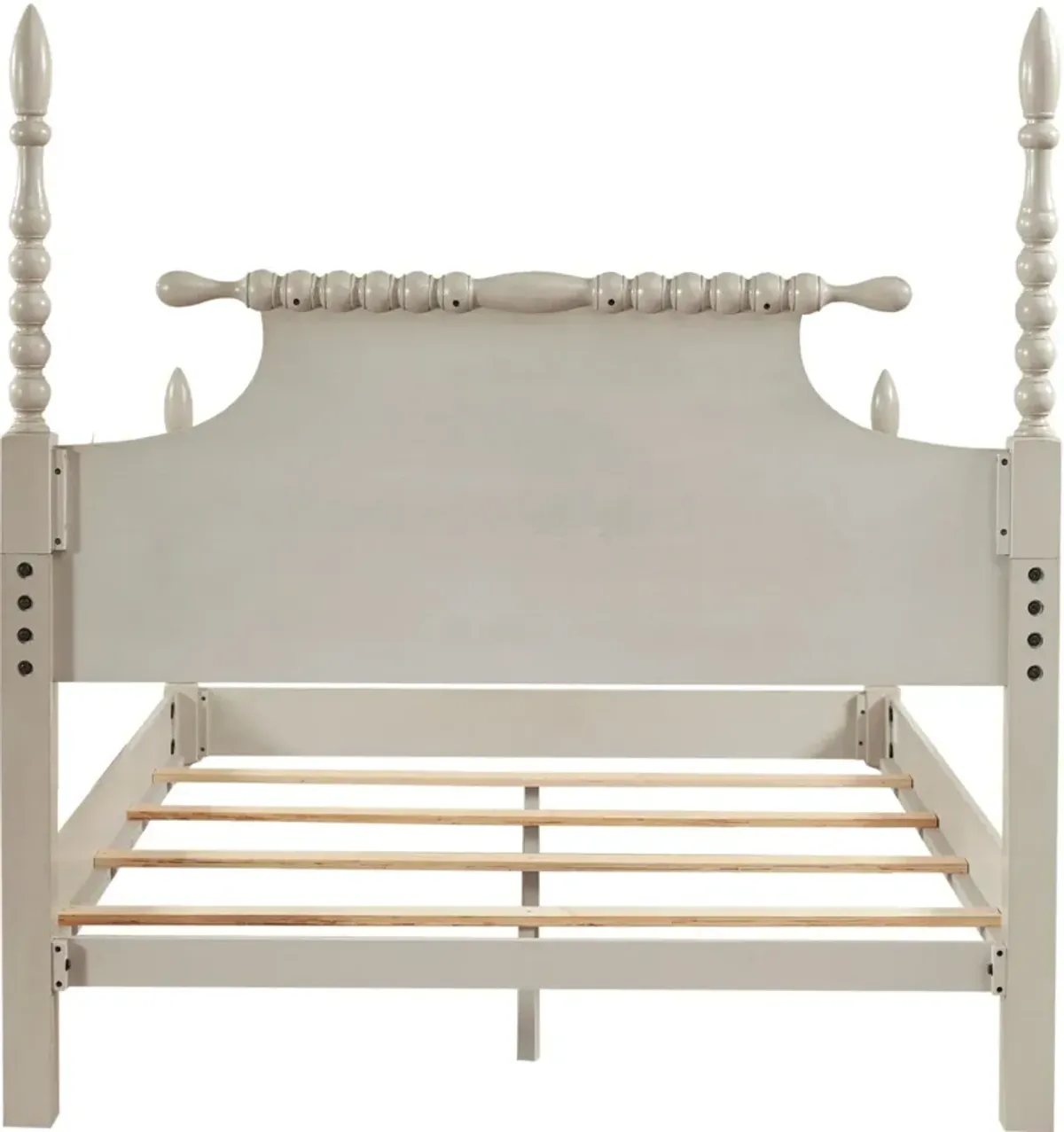 Hillary Queen Platform Bed - Natural