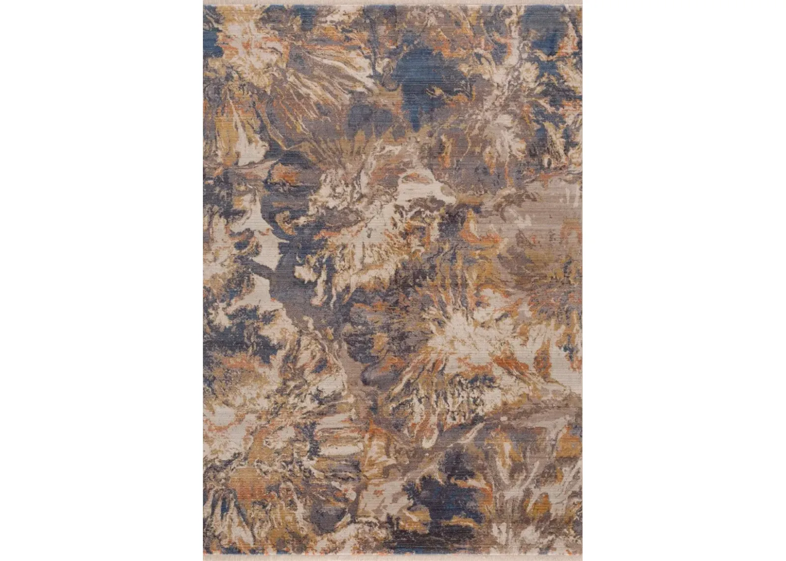 Midsummer 5' x 8' Area Rug - Blue/Ivory