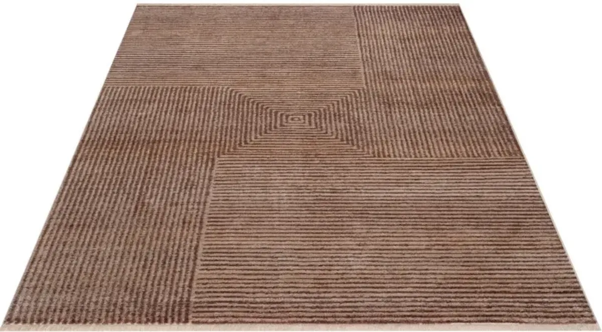 Midsummer 5' x 8'  Area Rug - Brown