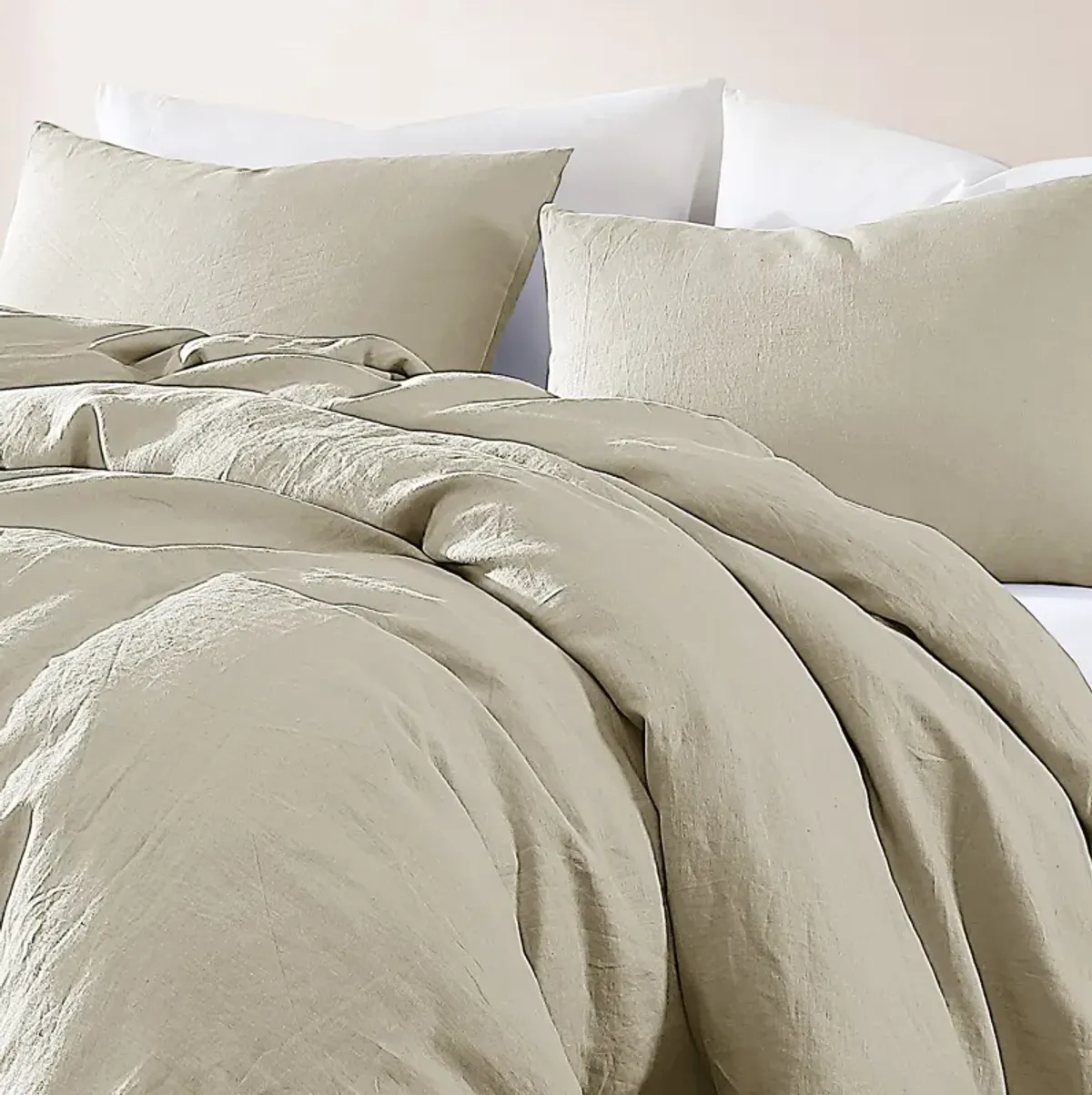 Dublin 3-Piece Queen Comforter Set - Beige