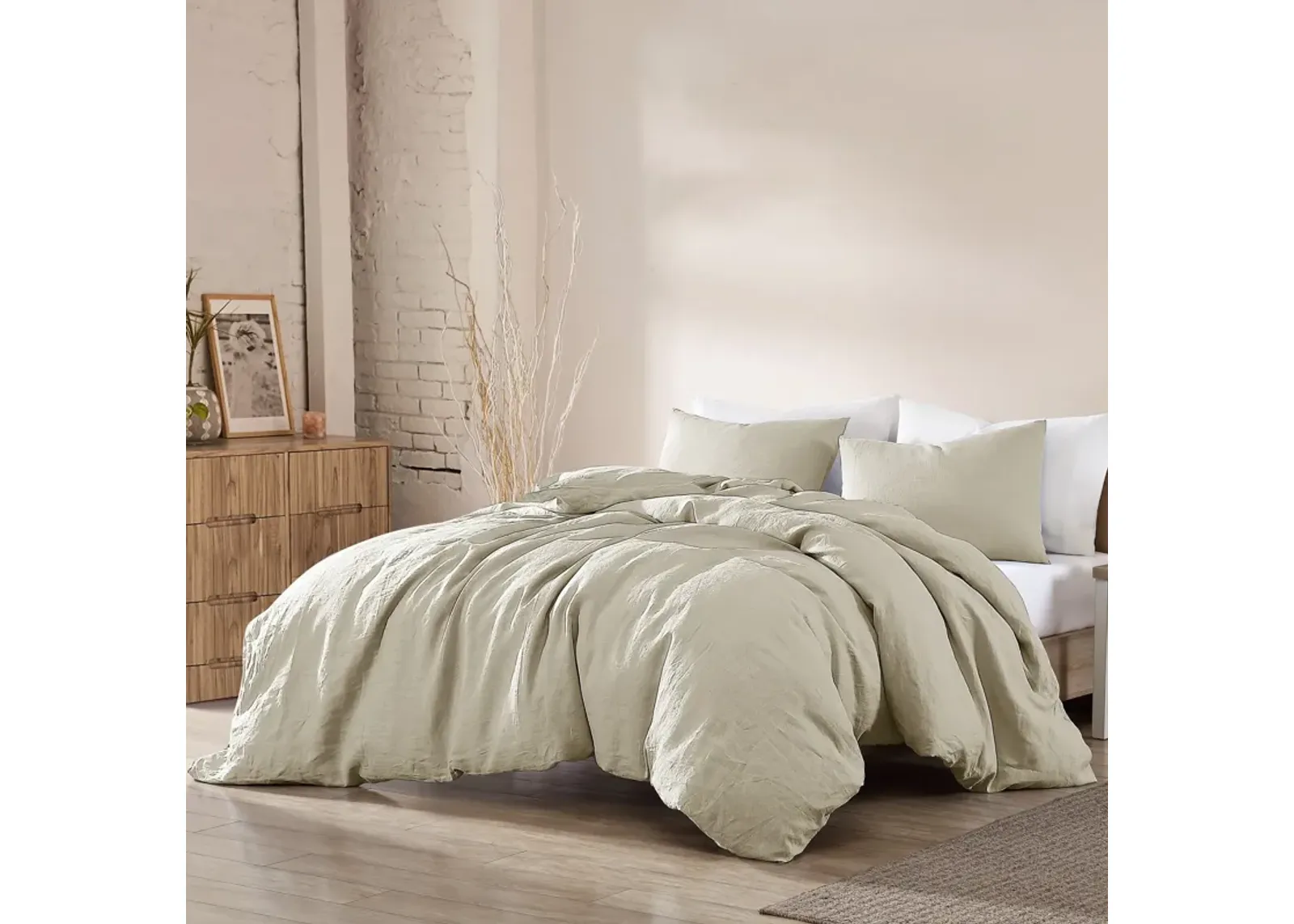 Dublin 2-Piece Twin Comforter Set - Beige