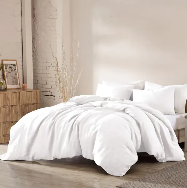 Dublin 3-Piece King Comforter Set - White