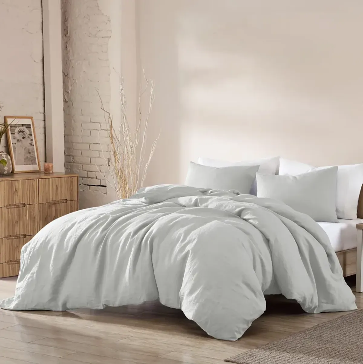 Dublin 2-Piece Twin Comforter Set - Gray